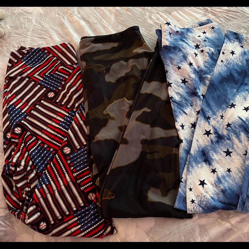 3 pairs of Lularoe leggings